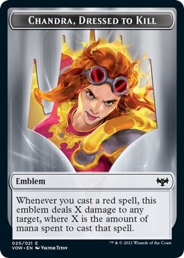 Image for Emblem - Chandra, Dressed to Kill (Innistrad: Crimson Vow) (20) - Magic: The Gathering