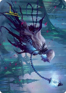 Image for Wanderlight Spirit Art Card (Gold-Stamped Signature) (Art Series: Innistrad: Crimson Vow) (26) - Magic: The Gathering