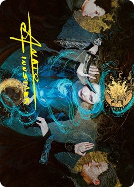 Image for Witness the Future Art Card (Gold-Stamped Signature) (Art Series: Innistrad: Crimson Vow) (27) - Magic: The Gathering