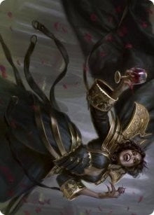 Image for Bloodcrazed Socialite Art Card (Art Series: Innistrad: Crimson Vow) (28) - Magic: The Gathering