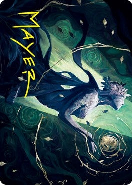 Image for Nature's Embrace Art Card (Gold-Stamped Signature) (Art Series: Innistrad: Crimson Vow) (52) - Magic: The Gathering