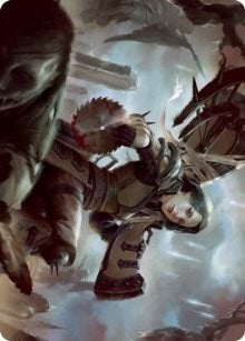 Image for Sawblade Slinger Art Card (Art Series: Innistrad: Crimson Vow) (54) - Magic: The Gathering