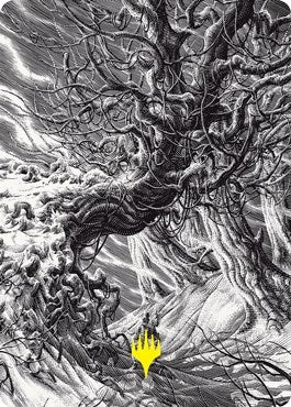 Image for Forest Art Card (Gold-Stamped) (Art Series: Innistrad: Crimson Vow) (81) - Magic: The Gathering
