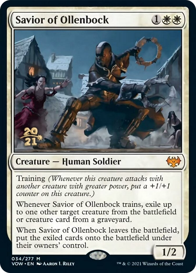 Image for Savior of Ollenbock (Prerelease Cards) (34) - Magic: The Gathering
