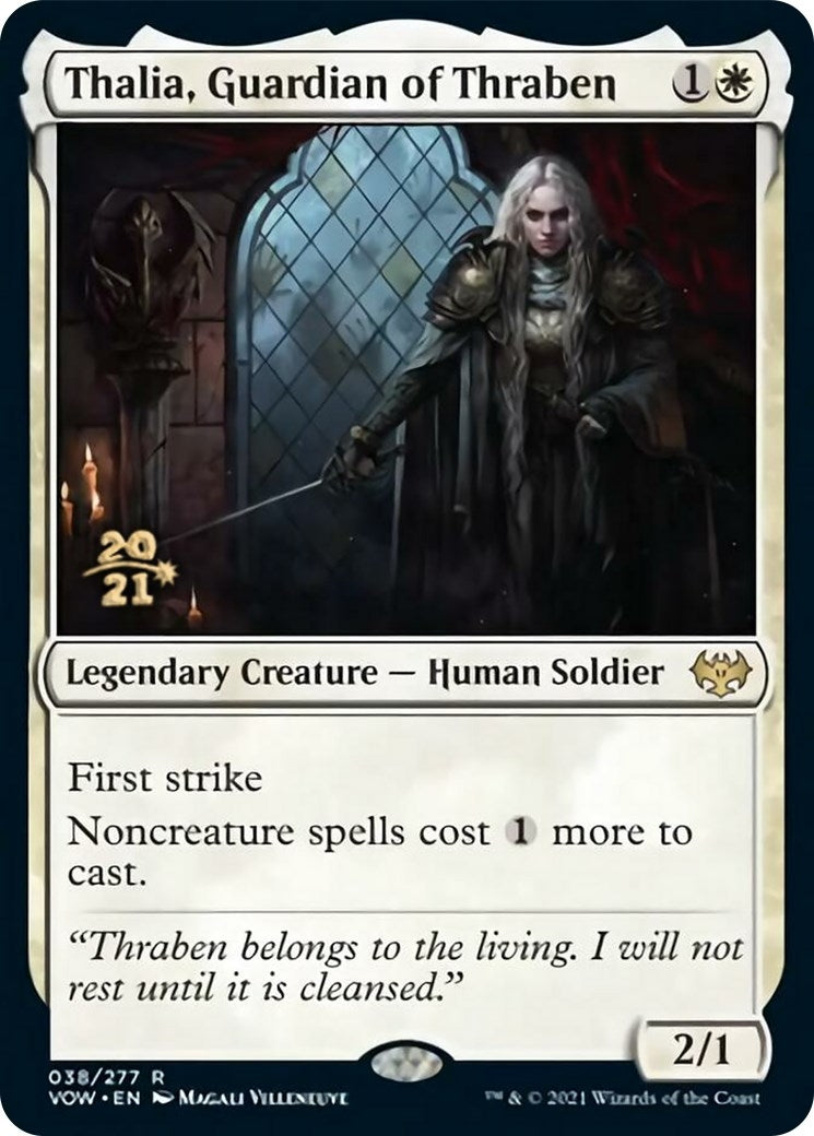 Image for Thalia, Guardian of Thraben (Prerelease Cards) (38) - Magic: The Gathering