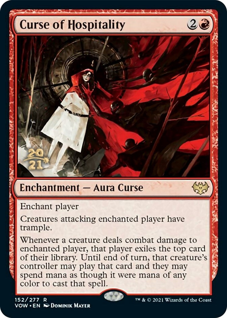Image for Curse of Hospitality (Prerelease Cards) (152) - Magic: The Gathering