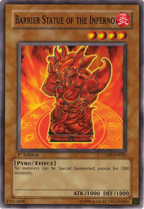 Image for Barrier Statue of the Inferno (Cyberdark Impact) (CDIP-EN020) - YuGiOh