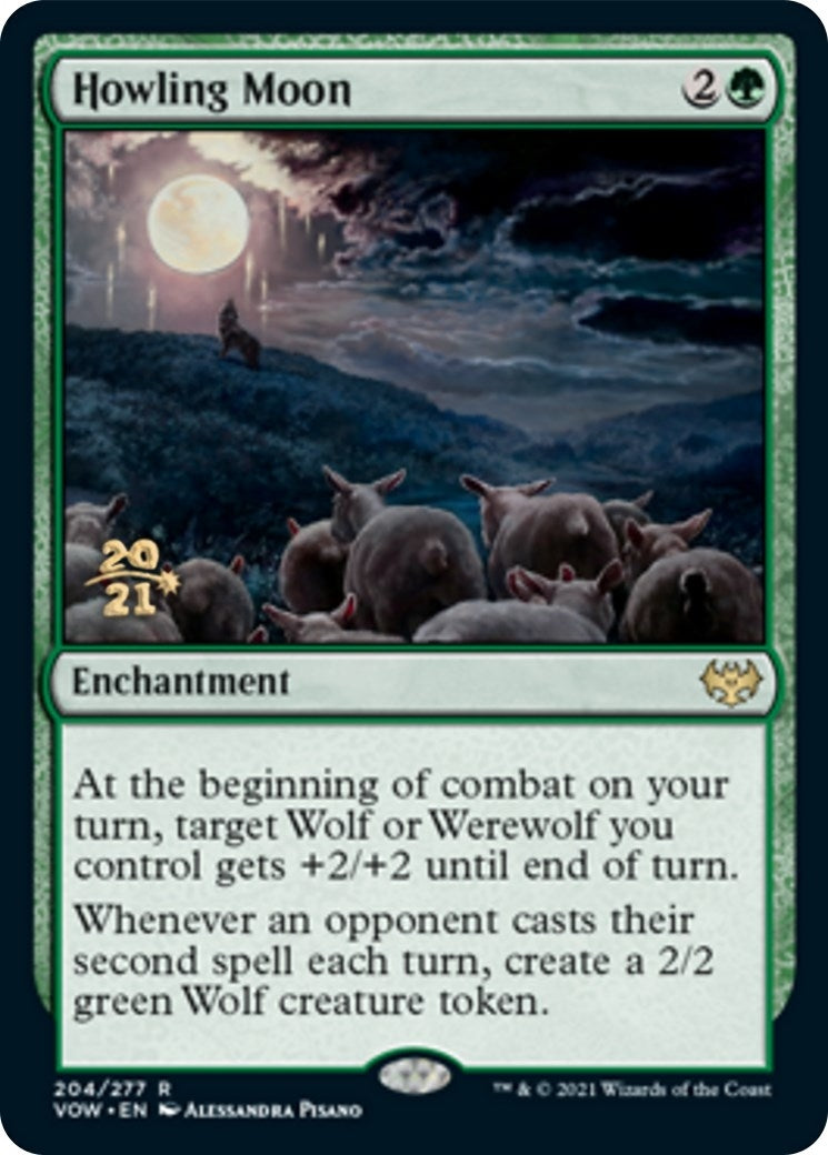 Image for Howling Moon (Prerelease Cards) (204) - Magic: The Gathering