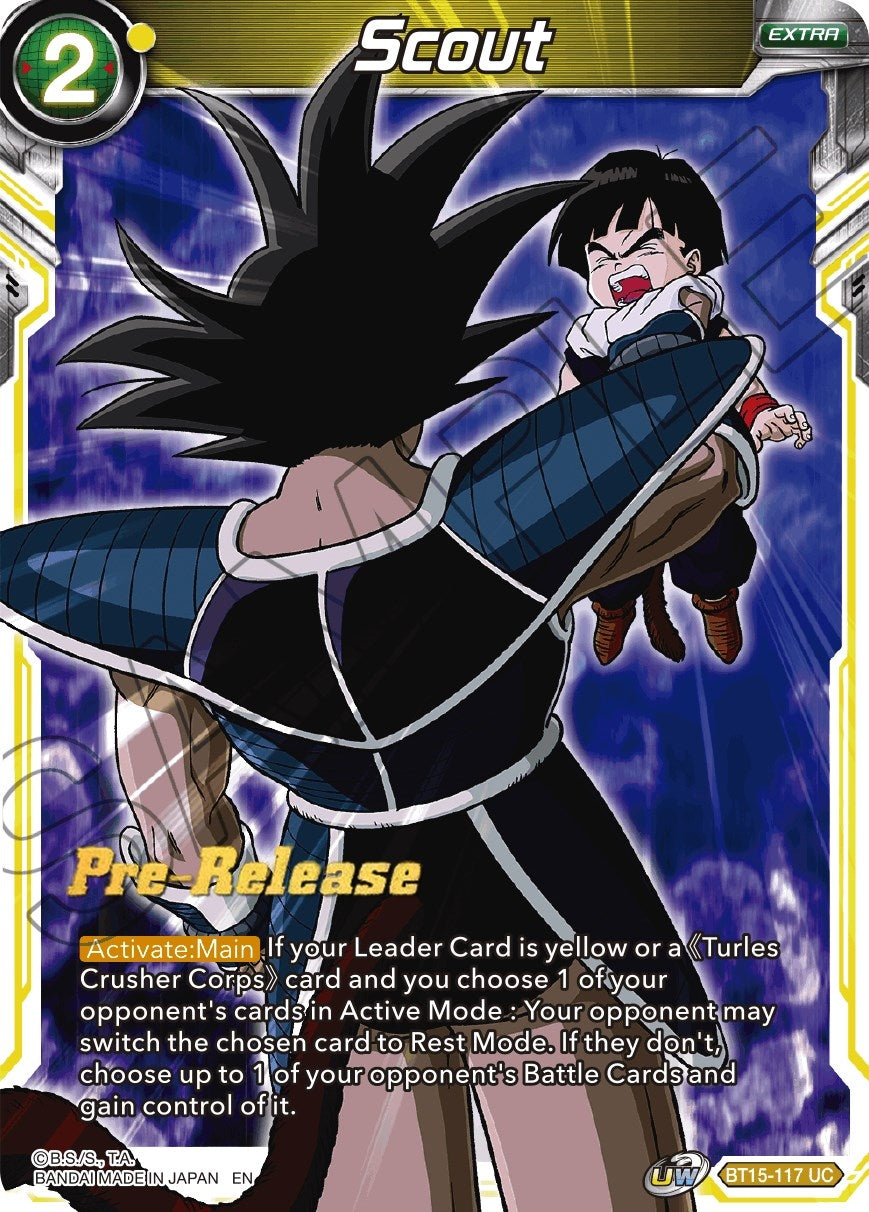 Image for Scout (Saiyan Showdown Pre-Release Cards) (BT15-117) - Dragon Ball Super: Masters