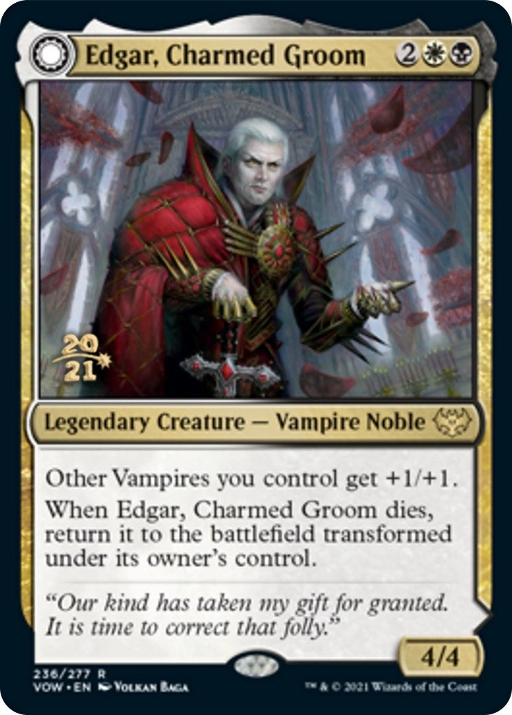 Image for Edgar, Charmed Groom (Prerelease Cards) (236) - Magic: The Gathering
