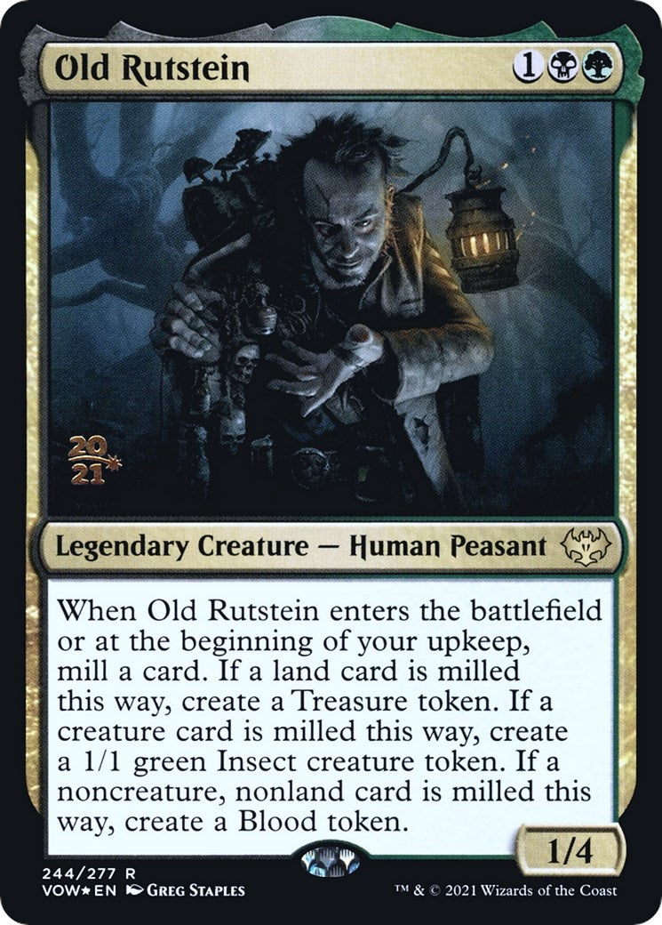 Image for Old Rutstein (Prerelease Cards) (244) - Magic: The Gathering