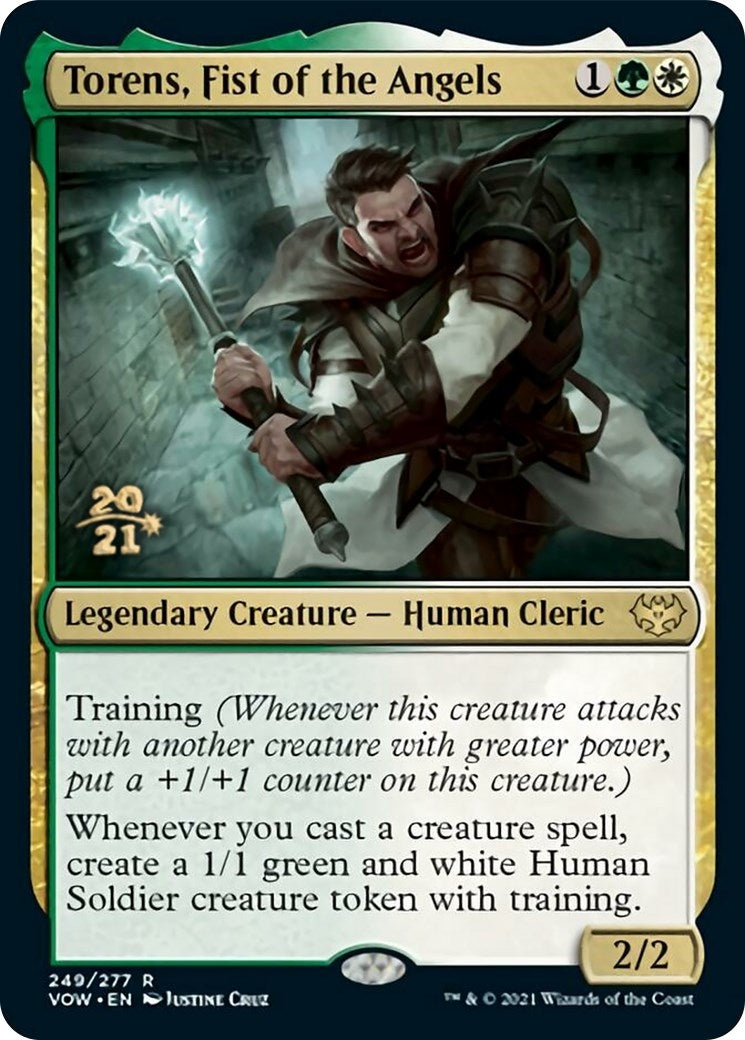 Image for Torens, Fist of the Angels (Prerelease Cards) (249) - Magic: The Gathering