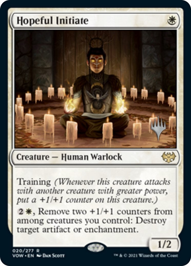 Image for Hopeful Initiate (Promo Pack: March of the Machine) (20) - Magic: The Gathering