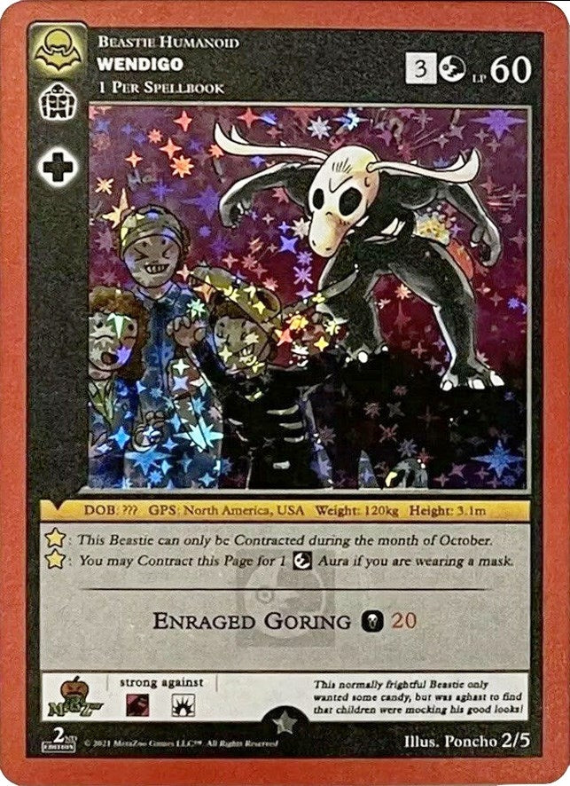Image for Wendigo (Second Edition) (Holiday Promos) (2/5) - MetaZoo