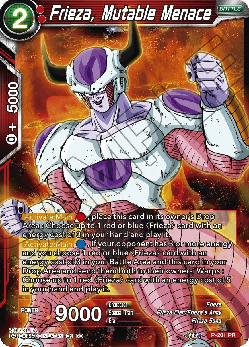 Image for Frieza, Mutable Menace (Mythic Booster) (P-201) - Dragon Ball Super: Masters