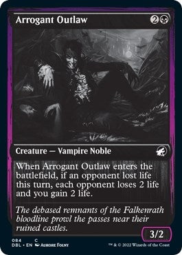 Image for Arrogant Outlaw (Innistrad: Double Feature) (84) - Magic: The Gathering