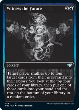 Image for Witness the Future (Innistrad: Double Feature) (357) - Magic: The Gathering