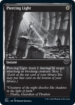 Image for Piercing Light (Innistrad: Double Feature) (297) - Magic: The Gathering