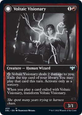 Image for Voltaic Visionary (Innistrad: Double Feature) (450) - Magic: The Gathering