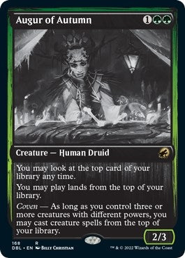 Image for Augur of Autumn (Innistrad: Double Feature) (168) - Magic: The Gathering
