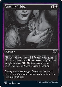 Image for Vampire's Kiss (Innistrad: Double Feature) (403) - Magic: The Gathering