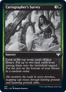 Image for Cartographer's Survey (Innistrad: Double Feature) (457) - Magic: The Gathering