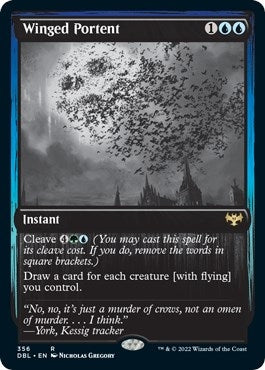 Image for Winged Portent (Innistrad: Double Feature) (356) - Magic: The Gathering