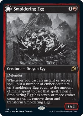 Image for Smoldering Egg (Innistrad: Double Feature) (159) - Magic: The Gathering