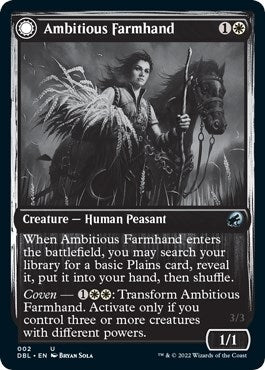 Image for Ambitious Farmhand (Innistrad: Double Feature) (2) - Magic: The Gathering