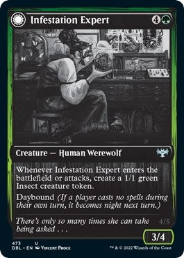 Image for Infestation Expert (Innistrad: Double Feature) (473) - Magic: The Gathering