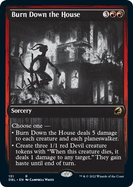 Image for Burn Down the House (Innistrad: Double Feature) (131) - Magic: The Gathering