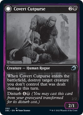 Image for Covert Cutpurse (Innistrad: Double Feature) (92) - Magic: The Gathering