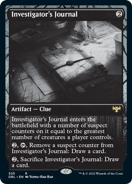Image for Investigator's Journal (Innistrad: Double Feature) (525) - Magic: The Gathering