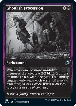 Image for Ghoulish Procession (Innistrad: Double Feature) (102) - Magic: The Gathering
