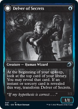 Image for Delver of Secrets (Innistrad: Double Feature) (47) - Magic: The Gathering