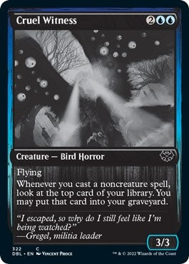 Image for Cruel Witness (Innistrad: Double Feature) (322) - Magic: The Gathering