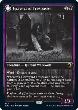 Image for Graveyard Trespasser (Innistrad: Double Feature) (104) - Magic: The Gathering