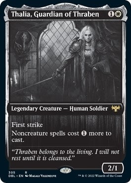 Image for Thalia, Guardian of Thraben (Innistrad: Double Feature) (305) - Magic: The Gathering