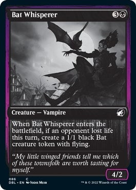 Image for Bat Whisperer (Innistrad: Double Feature) (86) - Magic: The Gathering