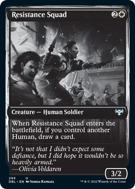 Image for Resistance Squad (Innistrad: Double Feature) (299) - Magic: The Gathering