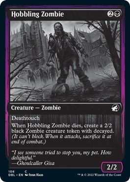 Image for Hobbling Zombie (Innistrad: Double Feature) (106) - Magic: The Gathering