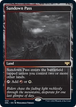 Image for Sundown Pass (Innistrad: Double Feature) (533) - Magic: The Gathering