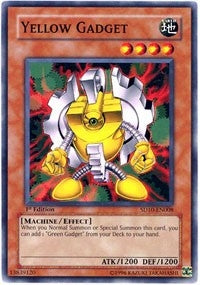 Image for Yellow Gadget (Structure Deck: Machine Re-Volt) (SD10-EN008) - YuGiOh