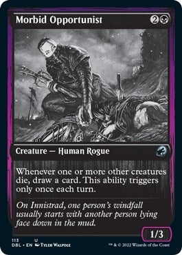 Image for Morbid Opportunist (Innistrad: Double Feature) (113) - Magic: The Gathering