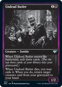 Image for Undead Butler (Innistrad: Double Feature) (400) - Magic: The Gathering