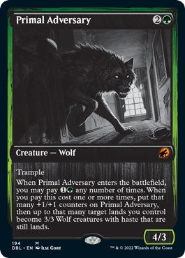 Image for Primal Adversary (Innistrad: Double Feature) (194) - Magic: The Gathering