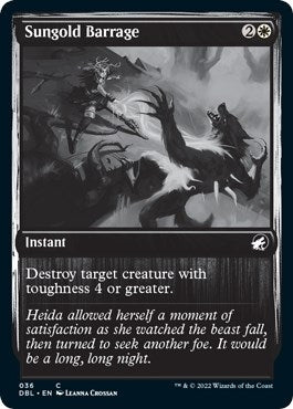 Image for Sungold Barrage (Innistrad: Double Feature) (36) - Magic: The Gathering