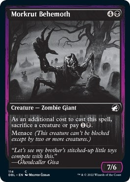 Image for Morkrut Behemoth (Innistrad: Double Feature) (114) - Magic: The Gathering
