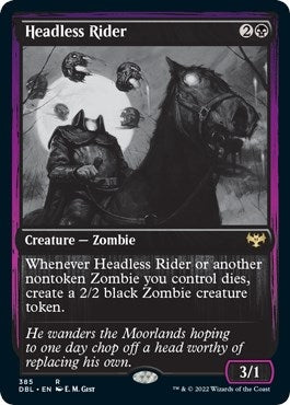 Image for Headless Rider (Innistrad: Double Feature) (385) - Magic: The Gathering