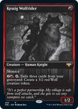 Image for Kessig Wolfrider (Innistrad: Double Feature) (432) - Magic: The Gathering